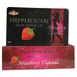 Hott Products Nipplicious Nipple Arousal Gel Strawberry Cupcake 1 FL OZ Nipple Toys - Nipple Arousal Buy Sex Toys in Singapore LoveisLove U4Ria