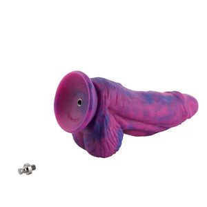 Hismith 9.45'' Extra Large Thick Fantasy Slightly Curved Silicone Dildo with KlicLok System