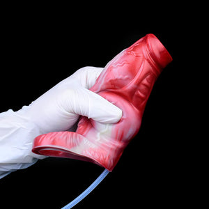 Hyena Knotted Open Ended Squirting Fantasy Penis Sheath For Him - Penis Sheath/Sleeve Buy Sex Toys in Singapore LoveisLove U4Ria