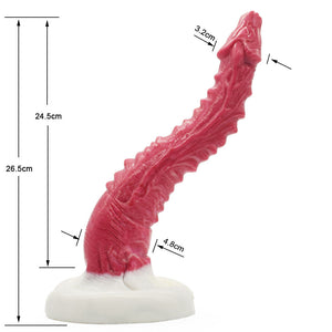 Hellfire Snake Large Fantasy Silicone Dildo with Suction Cup 10.4 Inch Dildos - Large & Unique Dildos Buy Sex Toys in Singapore LoveisLove U4Ria