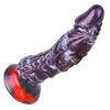 Hellfire or Stripe Dragon Large Fantasy Silicone Dildo with Suction Cup 8.5 Inch Dildos - Large & Unique Dildos Buy Sex Toys in Singapore LoveisLove U4Ria