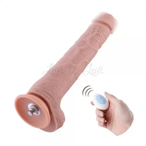 Hismith 11.8 Inch Vibrating Dildo with 3 Speeds + 4 Modes with KlicLok System Extra-Length Silicone Dildo Buy in Singapore LoveisLove U4Ria 