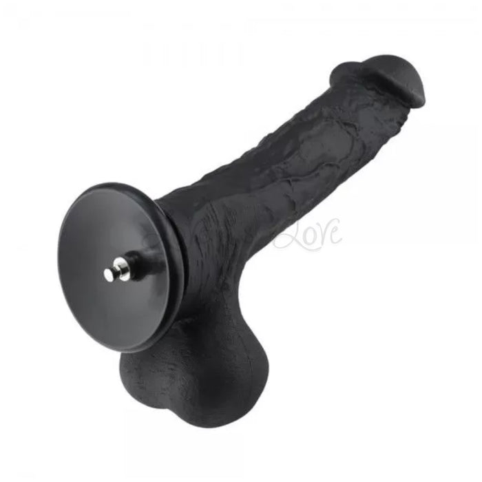 Hismith 12.4 Inch Huge Black Realistic Silicone G-Spot Dildo