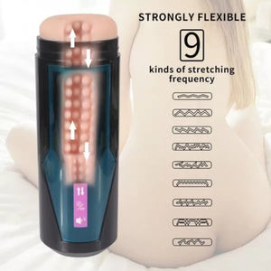 Hismith Thrusting Masturbation Cup with 9 Frequency Vibration with KlicLok System Buy in Singapore LoveisLove U4Ria 