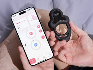 Honey Play Box Anello App-Controlled Vibrating Double Cock Ring with Clitoral Stimulator