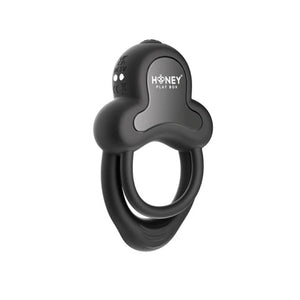 Honey Play Box Anello App-Controlled Vibrating Double Cock Ring with Clitoral Stimulator