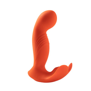 Honey Play Box Crave 3 G-spot Vibrator with Rotating Massage Head and Clit Tickler Orange Buy in Singapore LoveisLove U4Ria 