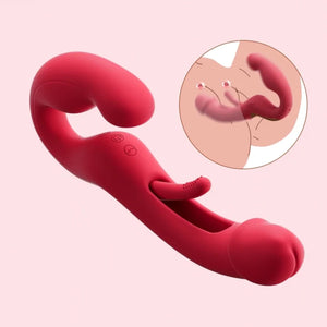 Honey Play Box Harmony Duo App-Controlled Strapless Couples Vibrator Red Buy in Singapore LoveisLove U4Ria 