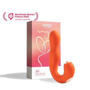 Honey Play Box JOI Rotating Head G-spot Vibrator & Clit Licker Orange Buy in Singapore LoveisLove U4Ria 