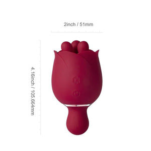 Honey Play Box Rosewyn Rotating Rose Toy Vibrator & Pinpoint Stimulator Buy in Singapore LoveisLove U4Ria 