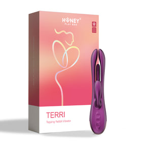 Honey Play Box Terri App-Controlled Kinky Finger Tapping Rabbit Vibrator Purple Buy in Singapore LoveisLove U4Ria