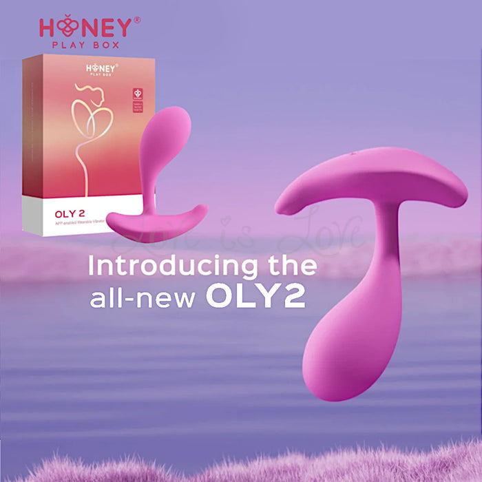 Honey Play Box Oly 2 Pressure Sensing App-Enabled Wearable Clit And G-Spot Vibrator