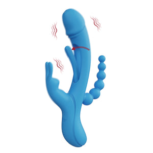 Honey Play Box Trilux Kinky Rabbit Vibrator Blue Buy in Singapore LoveisLove U4Ria 