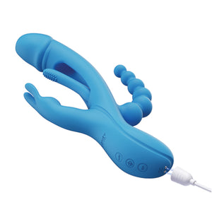 Honey Play Box Trilux Kinky Rabbit Vibrator Blue Buy in Singapore LoveisLove U4Ria 