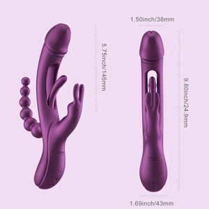 Honey Play Box Trilux Kinky Rabbit Vibrator Blue Buy in Singapore LoveisLove U4Ria 