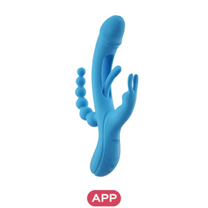 Honey Play Box Trilux Kinky Rabbit Vibrator Blue Buy in Singapore LoveisLove U4Ria 