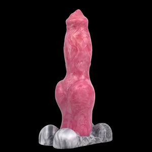 German Shepherd Medium Fantasy Silicone Dildo with Suction Cup 8 Inch