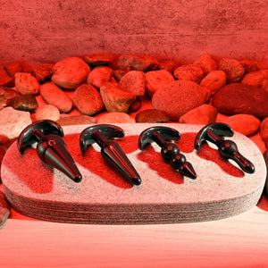 Selopa Intro To Plugs 4-Piece Anal Plug Set Black  Buy in Singapore LoveisLove U4Ria