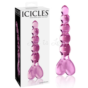 Icicles No. 43 Beaded Hand Blown Glass Massager Buy in Singapore LoveisLove U4Ria 