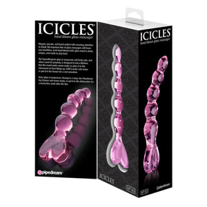 Icicles No. 43 Beaded Hand Blown Glass Massager Buy in Singapore LoveisLove U4Ria 