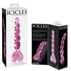 Icicles No. 43 Beaded Hand Blown Glass Massager