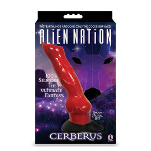 Icon Brands Alien Nation Cerberus Silicone Creature Dildo Red Buy in Singapore LoveisLove U4Ria 