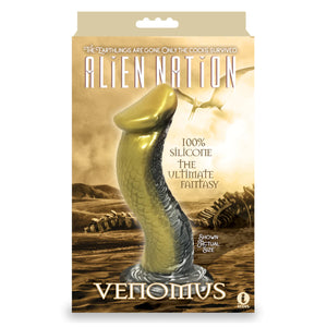 Icon Brands Alien Nation Venomus Silicone Creature Dildo Gold Buy in Singapore LoveisLove U4Ria 