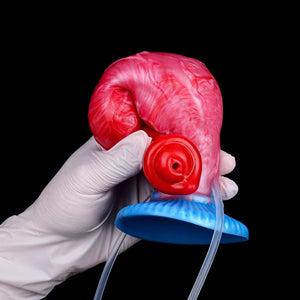 Inflatable Squirting Monster Carol Fantasy Silicone Dildo 8 Inch Dildos - Inflatable & Ejaculating Buy Sex Toys in Singapore LoveisLove U4Ria