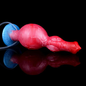 Inflatable Squirting Monster Carol Fantasy Silicone Dildo 8 Inch Dildos - Inflatable & Ejaculating Buy Sex Toys in Singapore LoveisLove U4Ria
