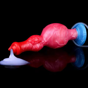 Inflatable Squirting Monster Carol Fantasy Silicone Dildo 8 Inch Dildos - Inflatable & Ejaculating Buy Sex Toys in Singapore LoveisLove U4Ria