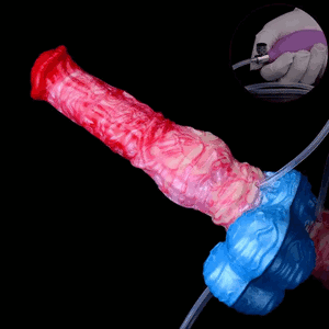 Inflatable Squirting Monster Horse Fantasy Silicone Dildo 10 Inch Dildos - Inflatable & Ejaculating Buy Sex Toys in Singapore LoveisLove U4Ria