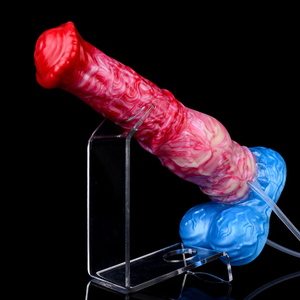 Inflatable Squirting Monster Horse Fantasy Silicone Dildo 10 Inch Dildos - Inflatable & Ejaculating Buy Sex Toys in Singapore LoveisLove U4Ria