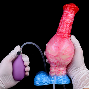 Inflatable Squirting Monster Horse Fantasy Silicone Dildo 10 Inch Dildos - Inflatable & Ejaculating Buy Sex Toys in Singapore LoveisLove U4Ria