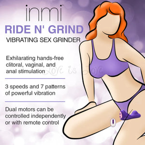 Inmi Ride N' Grind 10X Vibrating Silicone Grinder Buy in Singapore LoveisLove U4Ria 