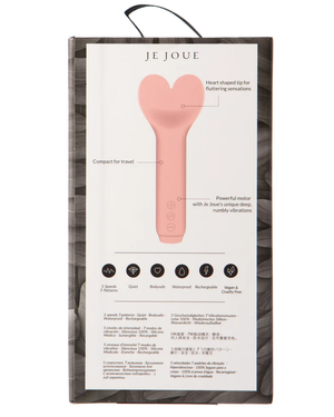 Je Joue Amour Heart-Shaped Fluttering Tip Bullet Vibrator Pale Rosette Buy in Singapore LoveisLove U4Ria