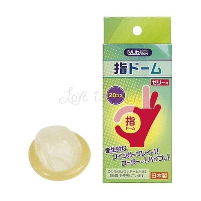Japan Yubidom Finger Sack Dome 20 pieces M Size