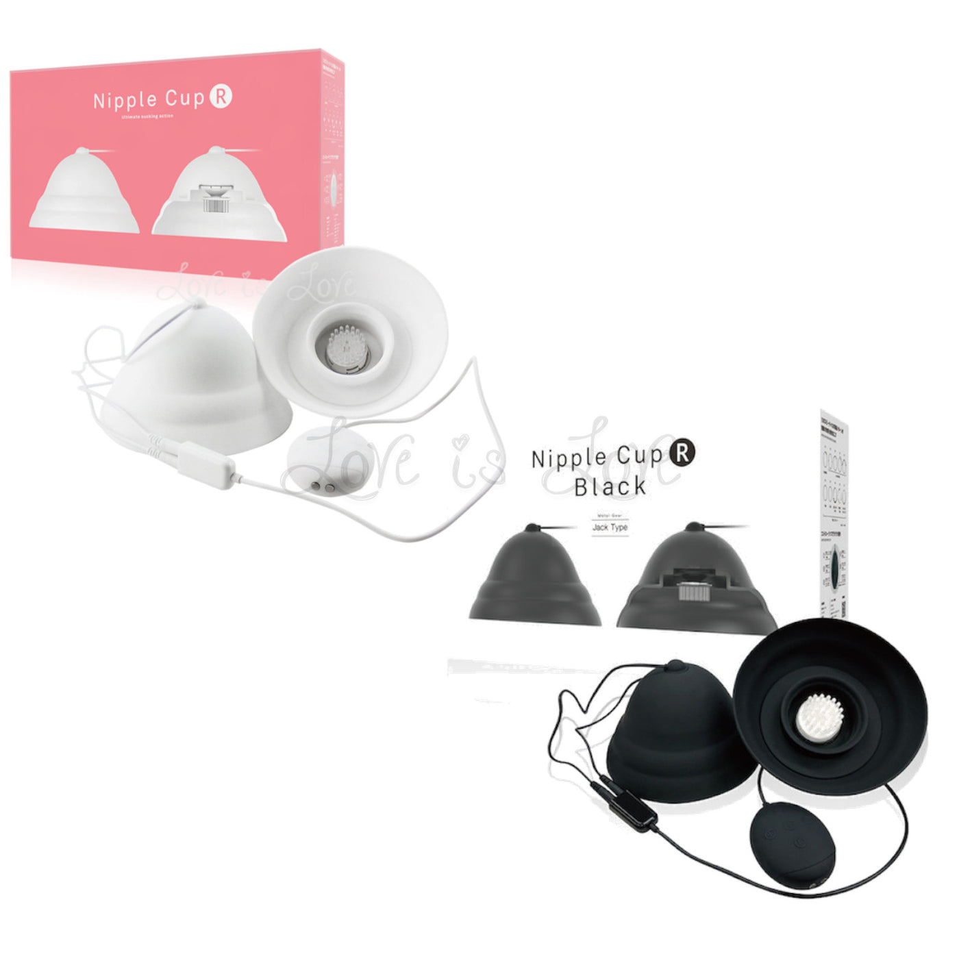 Japan SSI Nipple Cup R Stimulator Set With Jack Type (New Version) Love is Love Japan SSI Nipple Cup R Stimulator Set With Jack Type (New Version) Love is Love