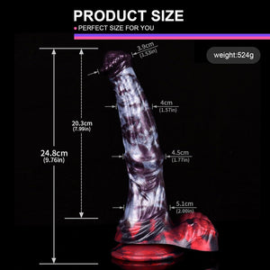 Jessica Horse Large Fantasy Silicone Dildo with Suction Cup 8 Inch Dildos - Large & Unique Dildos Buy Sex Toys in Singapore LoveisLove U4Ria