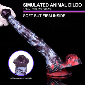 Jessica Horse Large Fantasy Silicone Dildo with Suction Cup 8 Inch Dildos - Large & Unique Dildos Buy Sex Toys in Singapore LoveisLove U4Ria