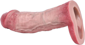 John Liquid Silicone Realistic Cock Sheath 8.8 Inch For Him - Penis Sheath/Sleeve Buy Sex Toys in Singapore LoveisLove U4Ria