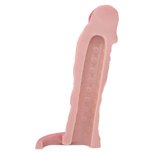 John Liquid Silicone Realistic Cock Sheath 8.8 Inch For Him - Penis Sheath/Sleeve Buy Sex Toys in Singapore LoveisLove U4Ria