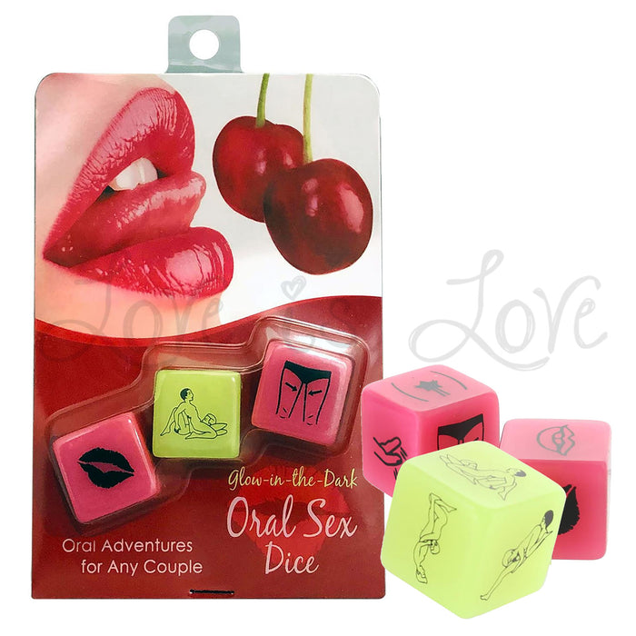 Kheper Games Glow-in-the-Dark Oral Sex Dice