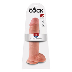 King Cock 11 Inch Cock with Balls