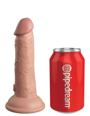 King Cock Elite Vibrating Silicone Dual-Density 6 Inch or 7 Inch with Remote Buy in Singapore LoveisLove U4Ria