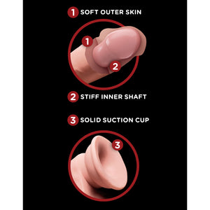 King Cock Plus Triple Density Cock With Swinging Balls 6 Inch or 7 Inch, Light or Tan Buy in Singapore LoveisLove U4Ria 