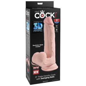 King Cock Plus Triple Density Cock With Swinging Balls 8 Inch or 9 Inch Buy in Singapore LoveisLove U4Ria 