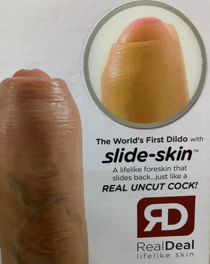 King Cock Uncut 7 Inch Cock (New Uncut with Real Deal Lifelike Moveable Foreskin)