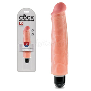 King Cock Vibrating Stiffy 6 Inch or 7 Inch