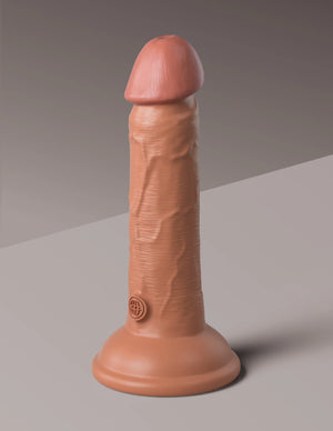 King Cock Elite Vibrating Silicone Dual-Density 6 Inch or 7 Inch with Remote Buy in Singapore LoveisLove U4Ria