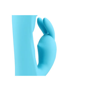 Shots LoveLine Ribbed Ultra Soft Silicone Rabbit Vibrator Glacial Blue Vibrators - Rabbit Vibrators Buy Sex Toys in Singapore LoveisLove U4Ria
